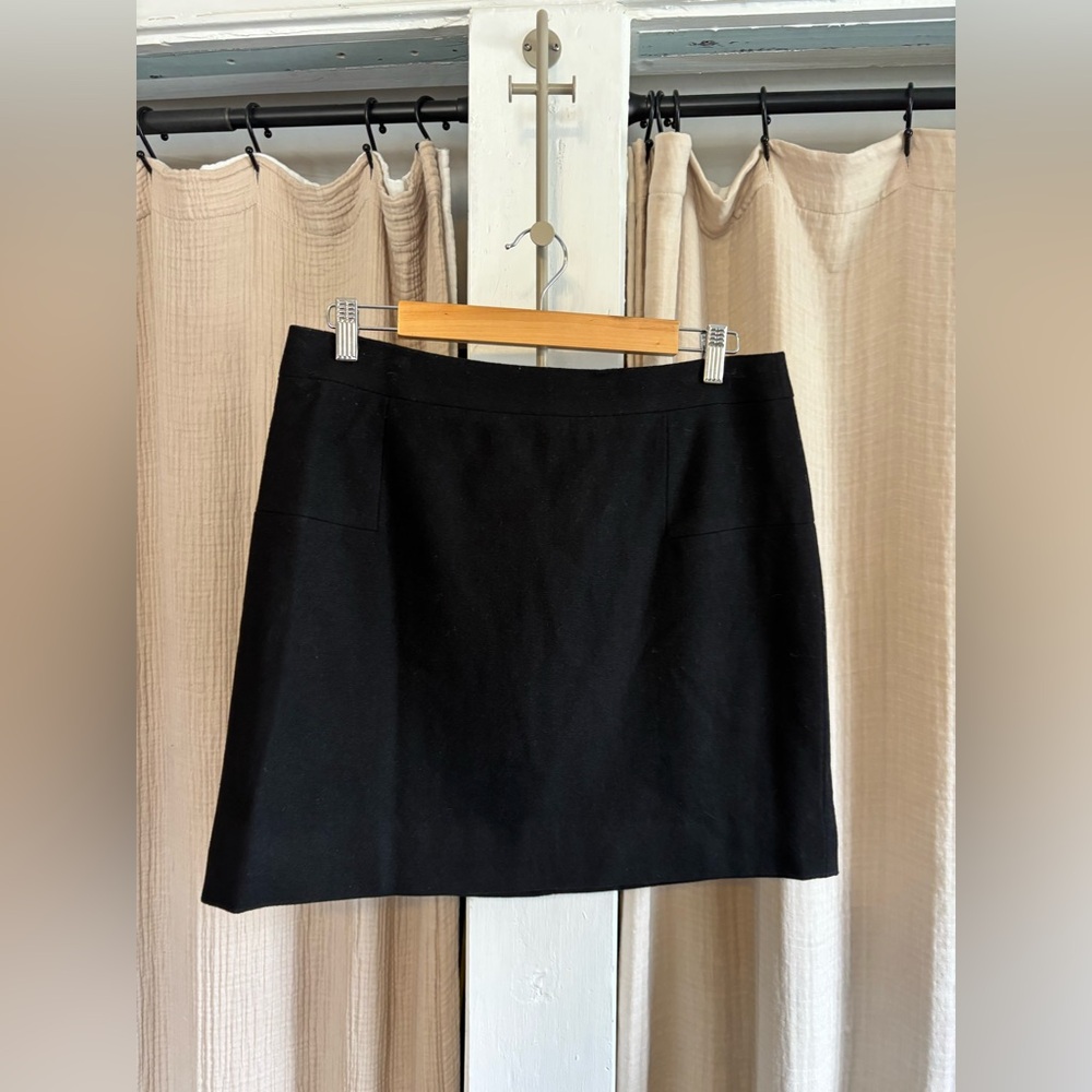 J Crew Wool Blend Mini Skirt- 10
